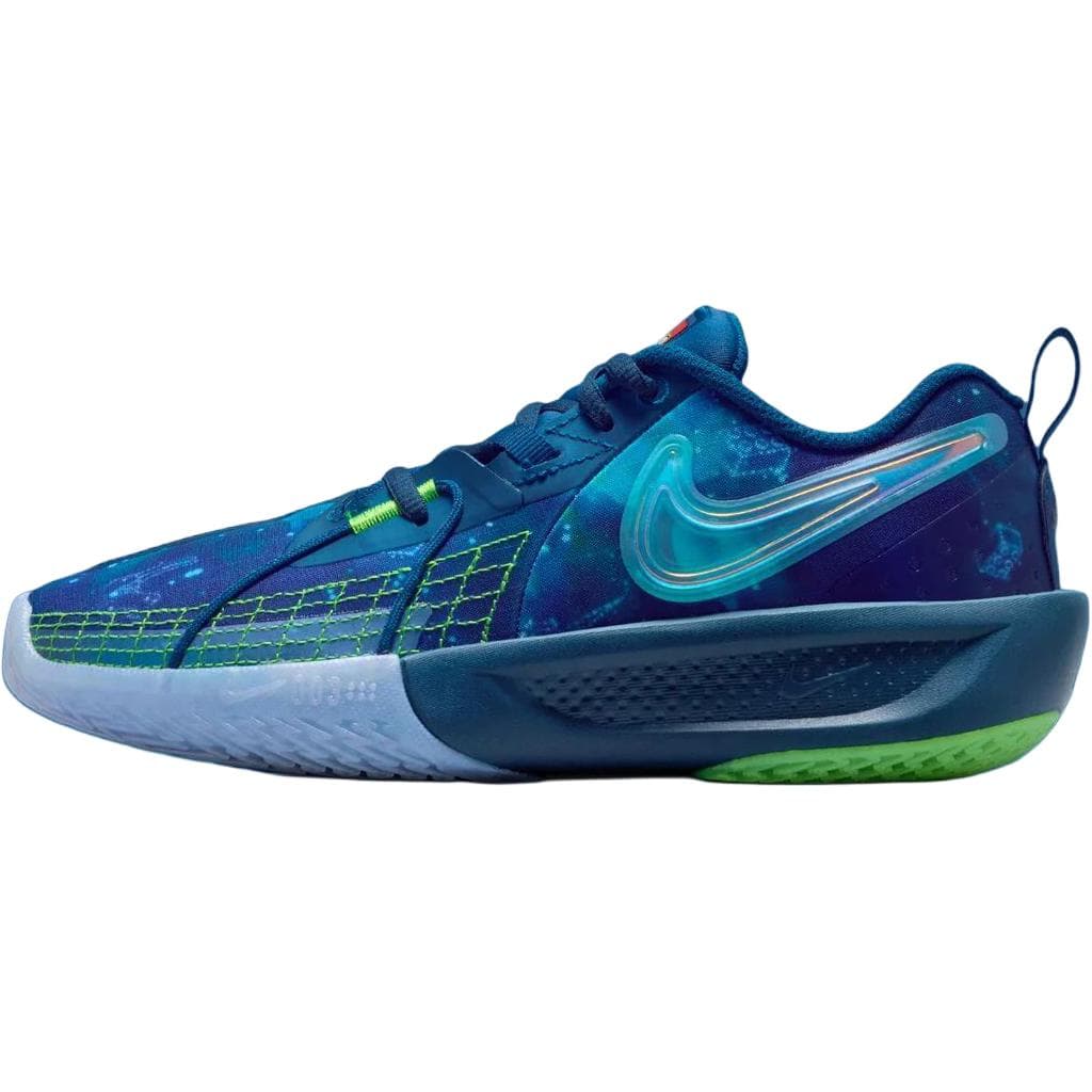 Кроссовки для баскетбола Nike X LEGO G.T. Cut 3 Low Топ Детские Баскетбольные Кроссовки Brave Синий Chrome Покрытый Зеленый Детский - изображение 1