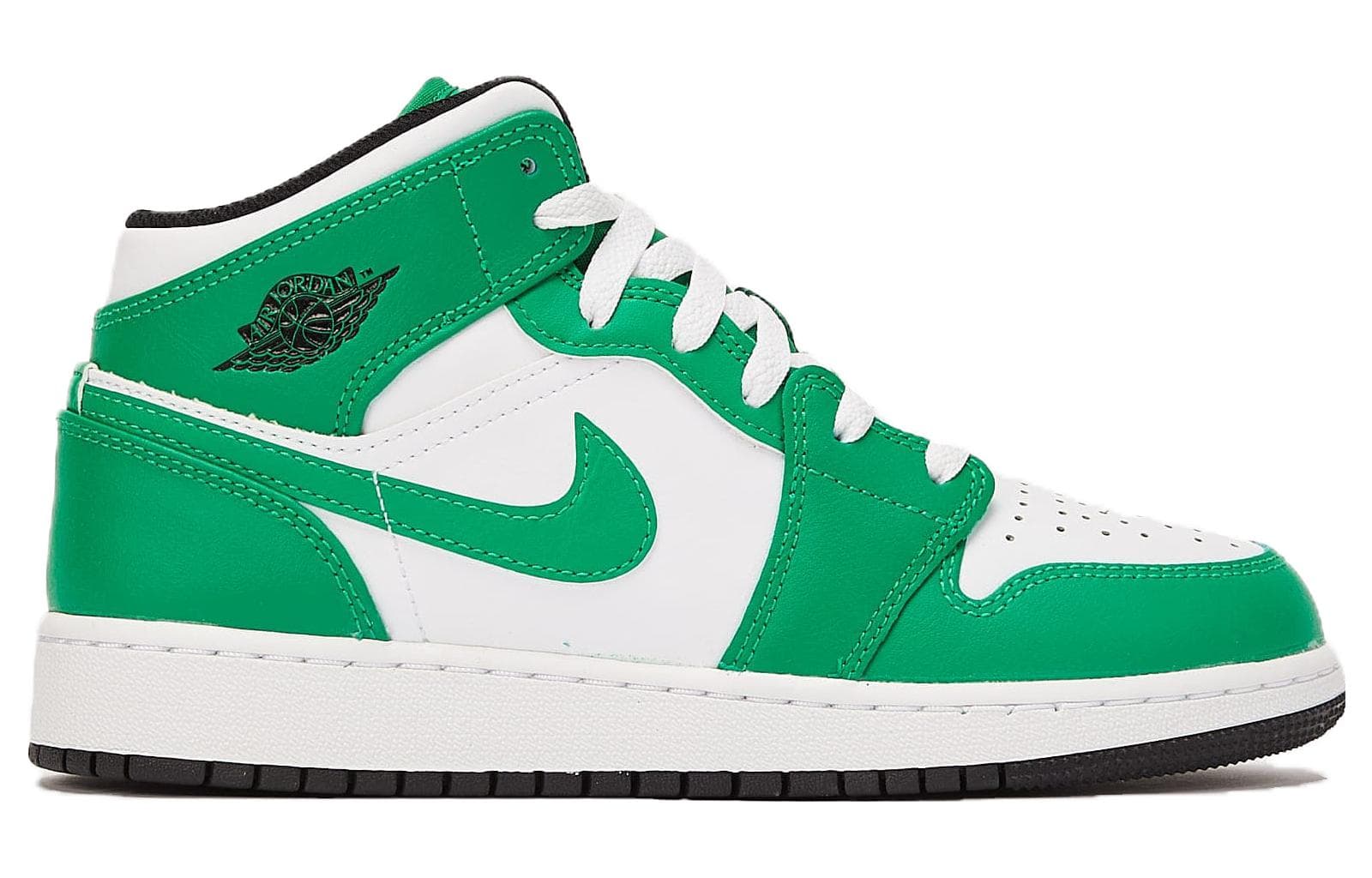 Кроссовки для баскетбола Jordan Air Jordan 1 Mid "Lucky Green" GS - изображение 2