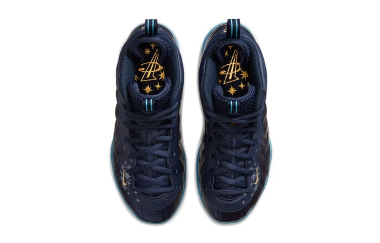 Кроссовки для баскетбола Nike Little Posite One "Obsidian" - изображение 6