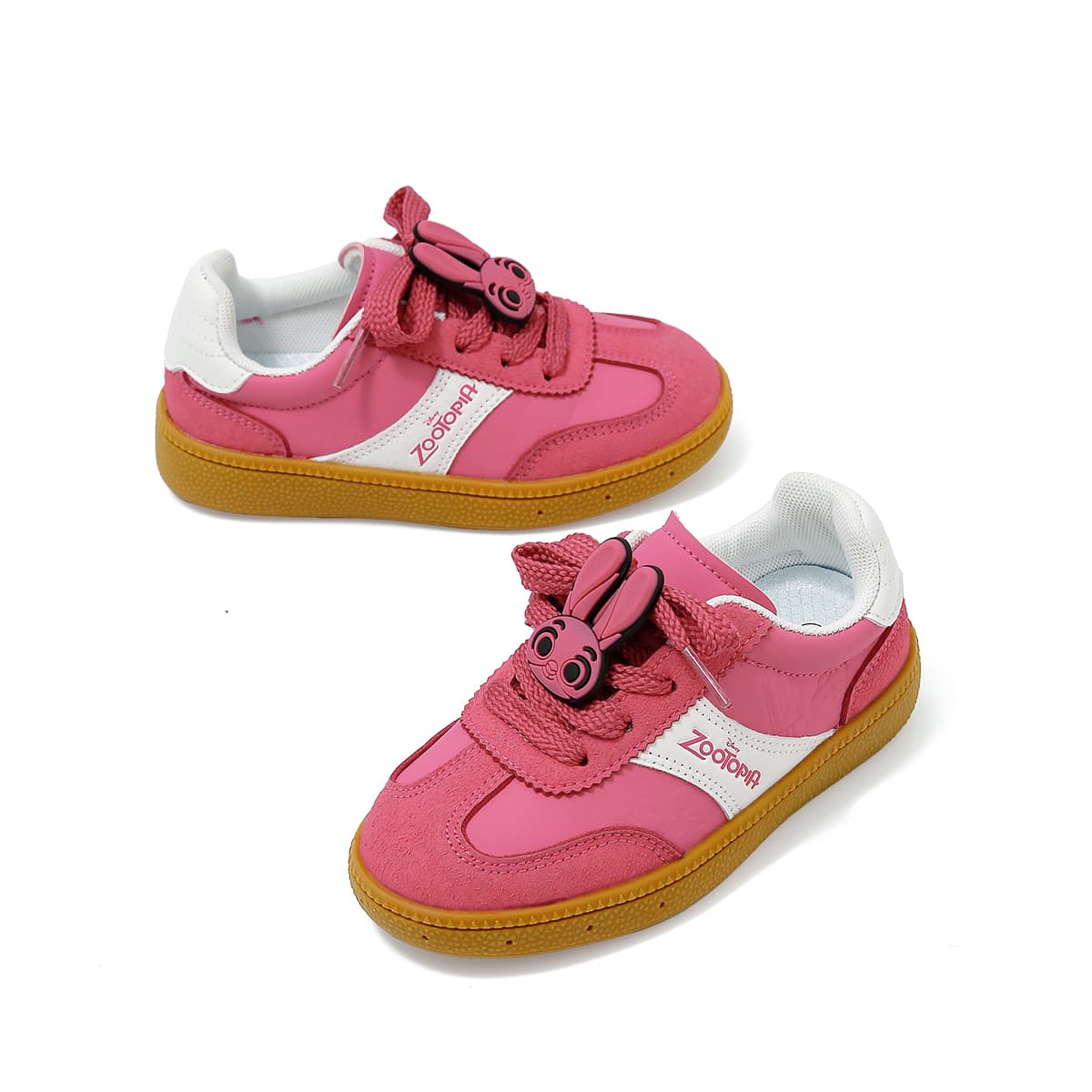 Кроссовки Disney Антискользящий Анти-удар Износостойкий Лоу-топы Kids Lifestyle Shoes Розово-красный Детский - изображение 5