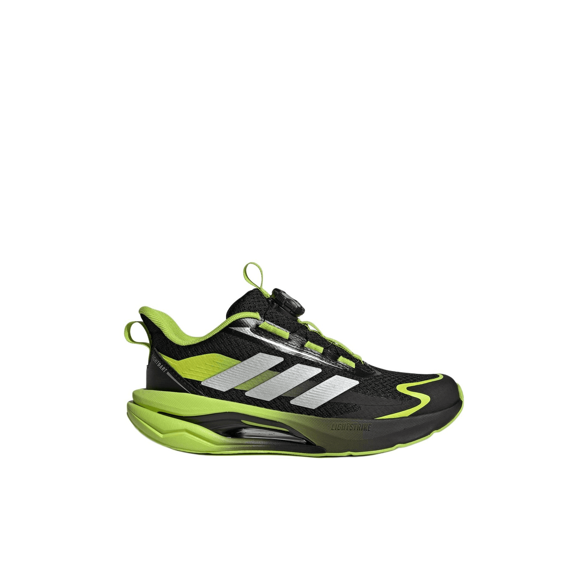 Кроссовки Adidas LIGHTDART HABU J Противоскользящие Устойчивые к истиранию Отскок Дышащие Низкие Беговые Кроссовки Черные Зеленые - изображение 2