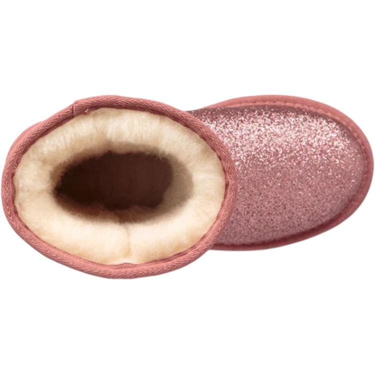 UGG CLASSIC SHORT Противоскользящие Термические Противоскользящие Термические Детские ботинки Розовые - изображение 5