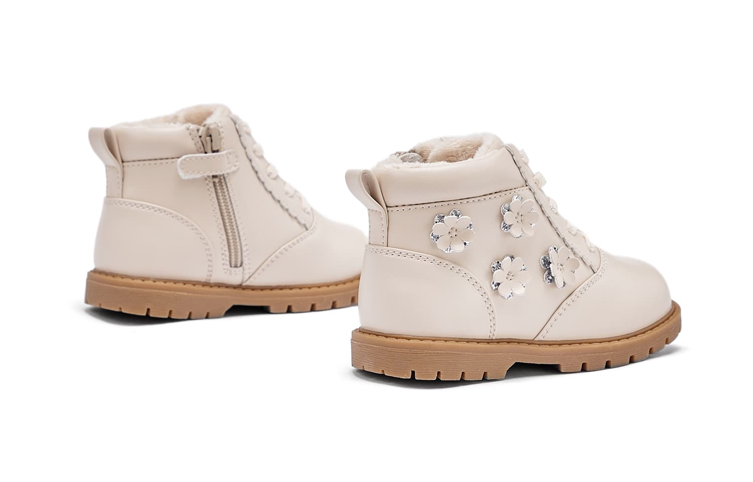 DAVE&BELLA Детские кожаные сапоги High Top Светло-розовые Для дошкольников - изображение 4