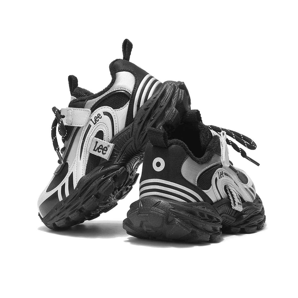 lee С флисовой подкладкой Подкладка Удобный Амортизация Легкий Модный Уличный Low Top Athletic Обувь Черный Детский - изображение 7