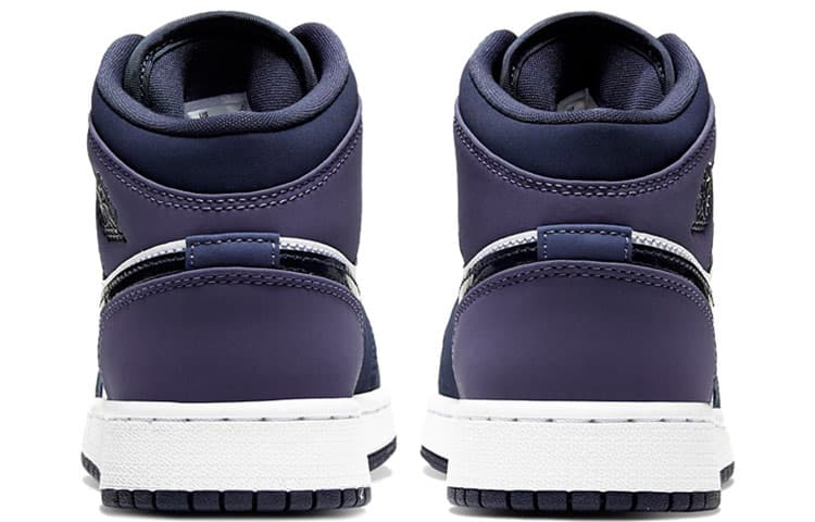 Кроссовки для баскетбола Jordan Air Jordan 1 Mid Sanded Purple GS - изображение 11