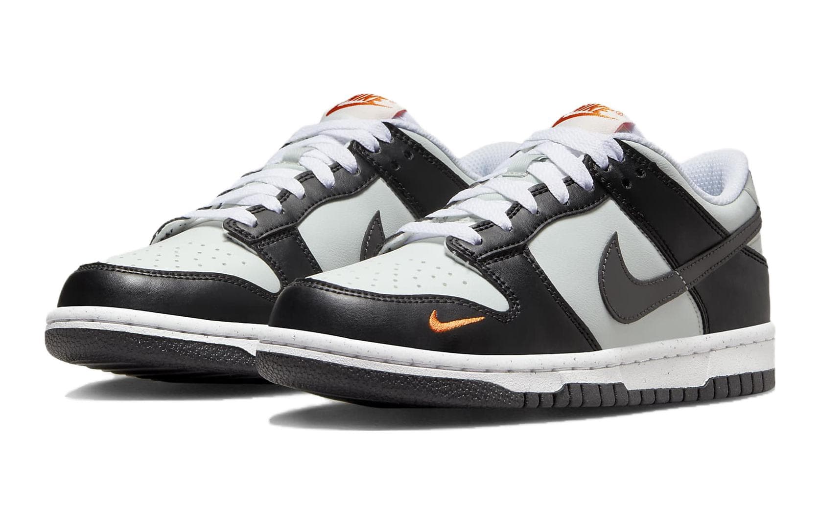 Кроссовки Nike Dunk Кожа Противоскользящая Устойчивая к износу Низкие кеды Скейтборд Обувь Черный Синий Унисекс - изображение 3