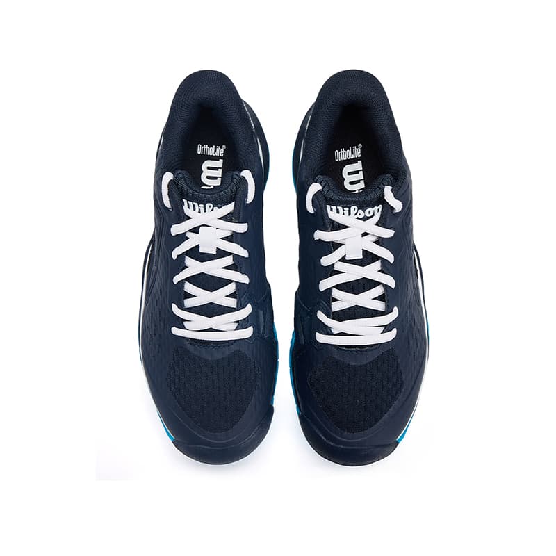 Wilson RUSH PRO JR L Ткань Дышащий Детские Кроссовки для Тренировок Морской Синий Подростки - изображение 3
