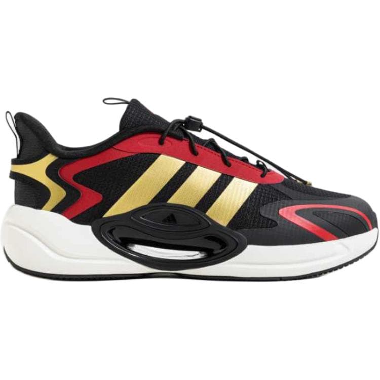 Кроссовки Adidas Galaxy Амортизация Отскок Низкие Кроссовки для Беговых Занятий Детские Черные - изображение 2