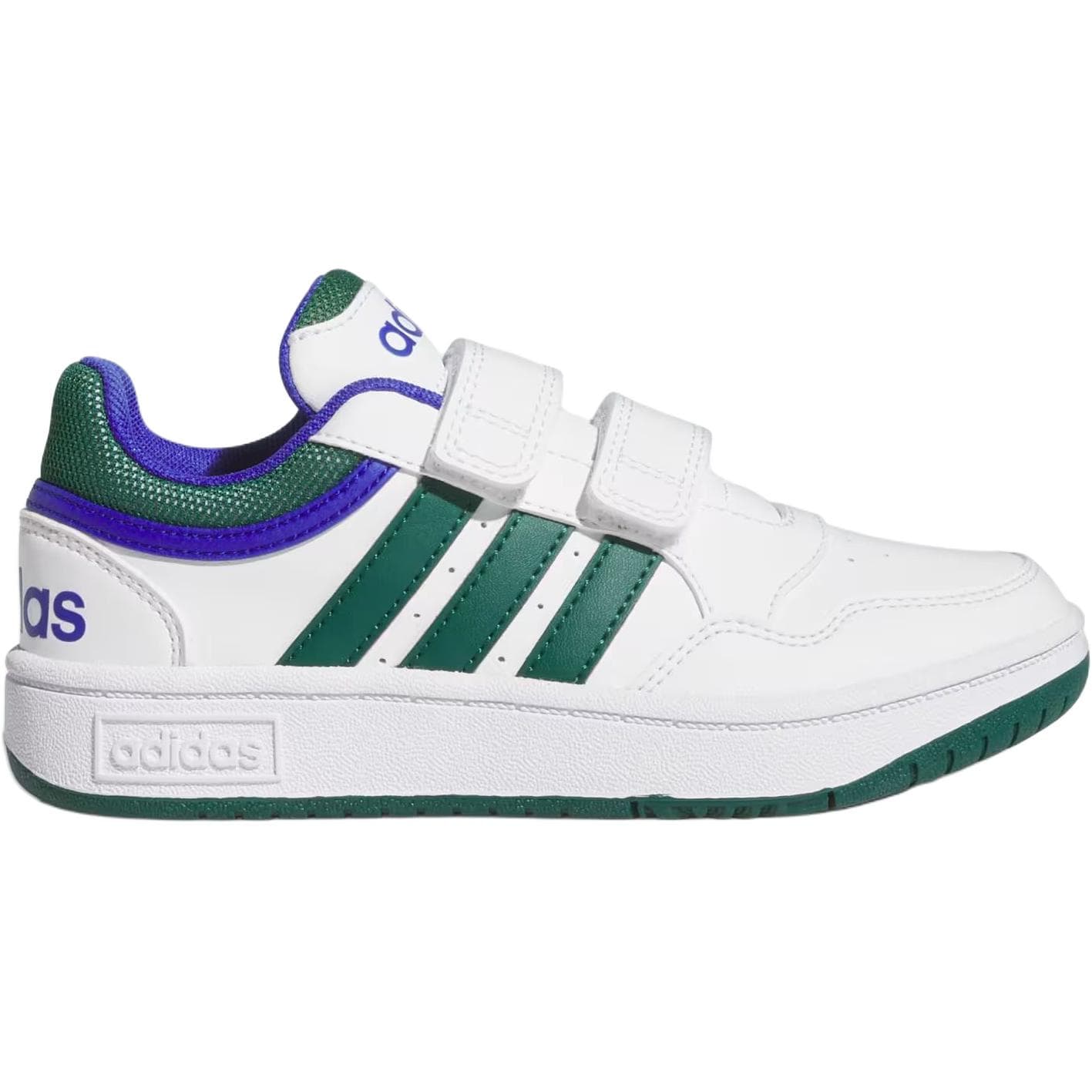 Кроссовки для баскетбола Adidas HOOPS Lifestyle Поддержка Низкие Кеды Детские Баскетбольные Кроссовки Белые Детские - изображение 2