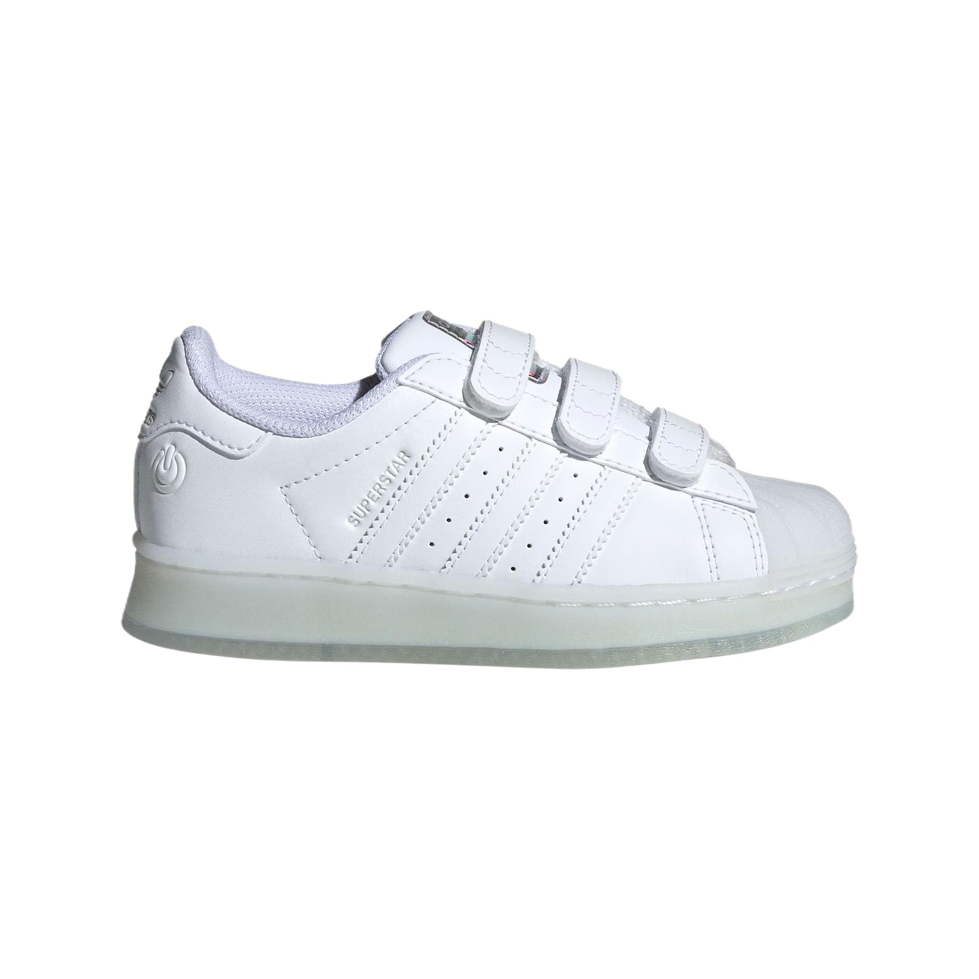 Кроссовки Adidas Originals Синтетическая кожа Низкие кеды Детская Скейтбординг Обувь Белая Малыш - изображение 2