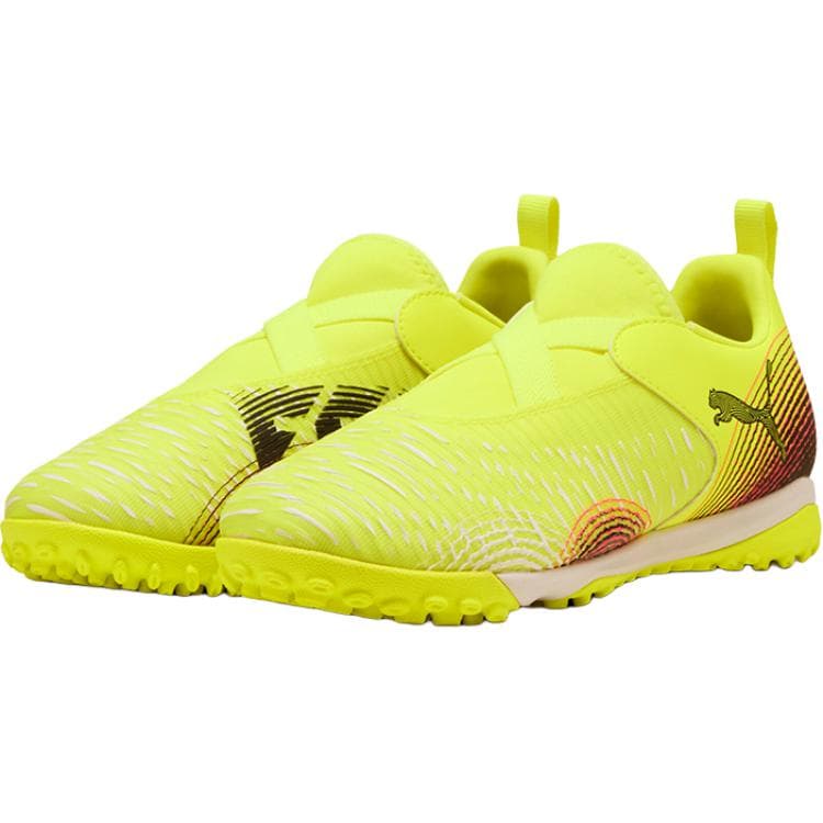 Бутсы PUMA FUTURE 8 MATCH ПУ (полиуретан) Low Топ Детские футбольные бутсы Желтый - изображение 3