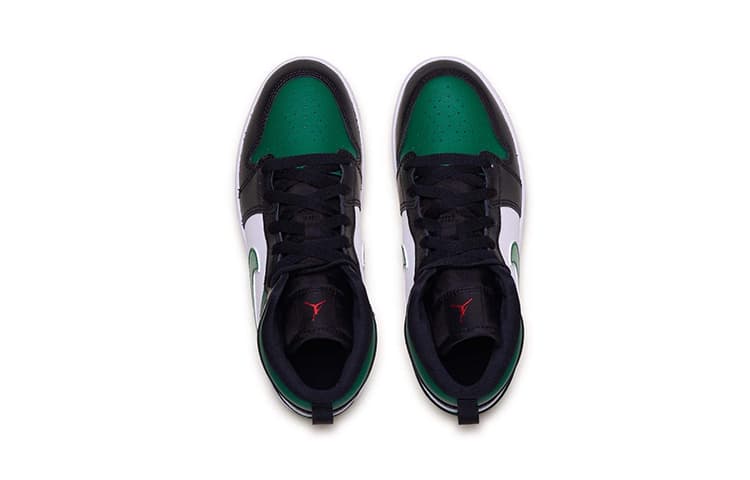 Кроссовки для баскетбола Jordan Air Jordan 1 Mid "Black Pine Green" - изображение 6
