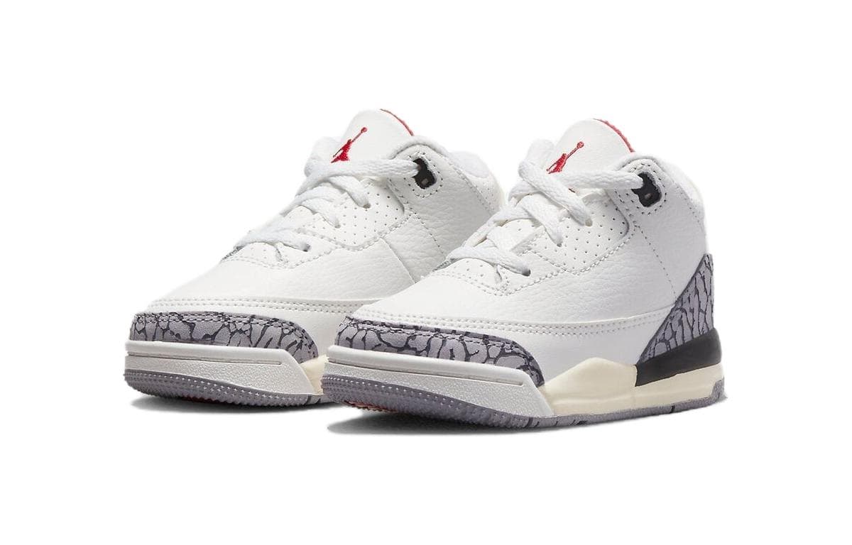 Кроссовки Jordan Air Jordan 3 "White Cement Reimagined" TD - изображение 3