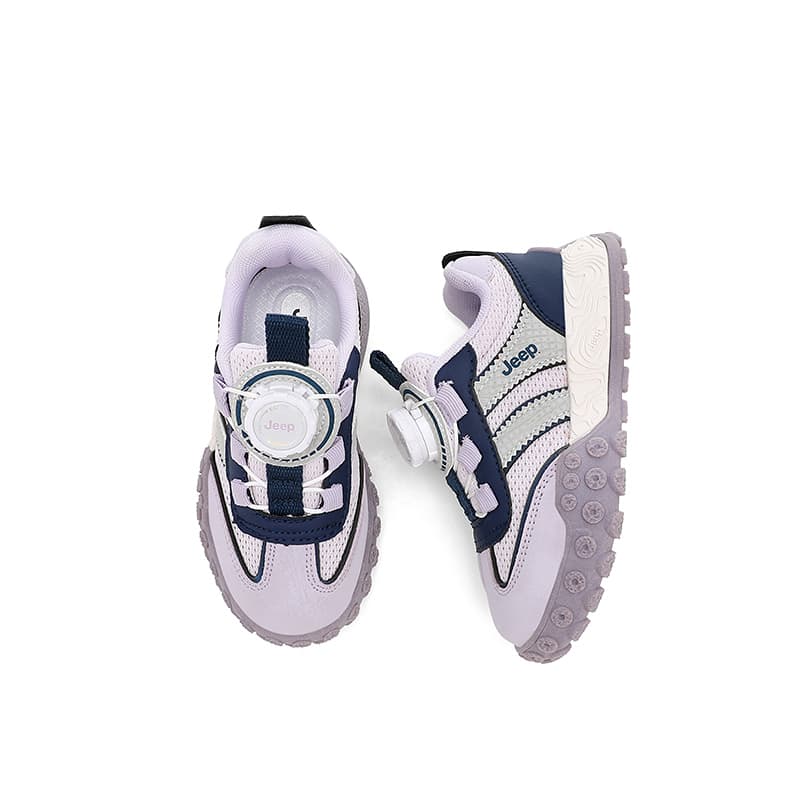 Кроссовки Jeep Running Collection Низкие Кроссовки для Беговых Занятий Детские Темно-фиолетовые и Светло-фиолетовые Детские - изображение 7