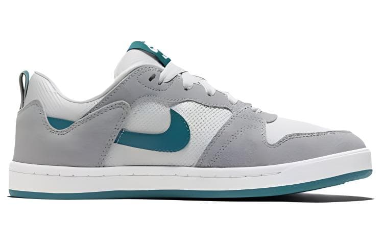 Кроссовки Nike SB Alleyoop Low Скейтборд Обувь Серый Белый Синий Унисекс - изображение 2