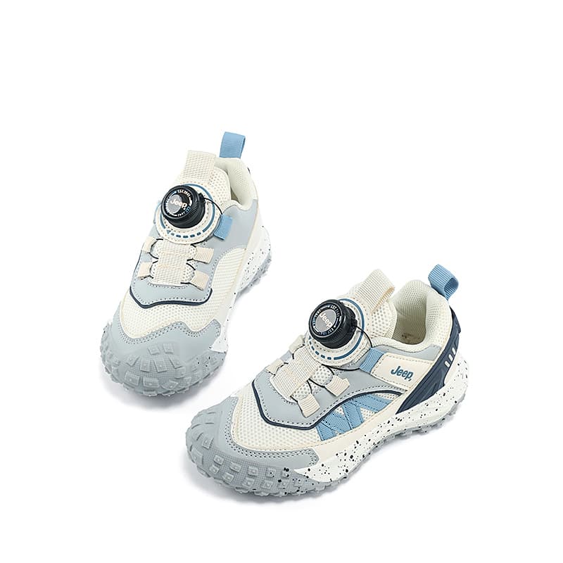 Кроссовки JEEP Детская повседневная обувь Low Top Серый Синий Kids - изображение 6