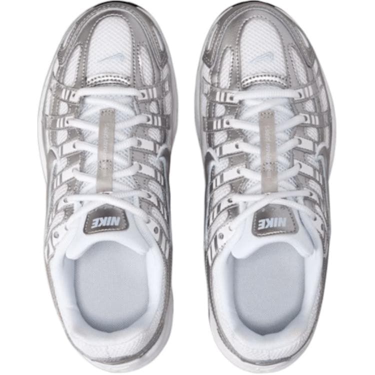 Кроссовки NIKE P 6000 Low Кроссовки для бега Серебристо-серый Белый Детский - изображение 5