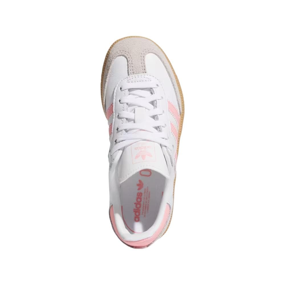 Кроссовки Adidas Originals Samba OG Кожа Устойчивая к истиранию Низкий Топ Детские Скейтбординги - изображение 5