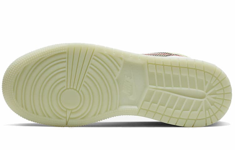 Кроссовки для баскетбола Jordan Air Jordan 1 Mid Glows In The Dark GS - изображение 6
