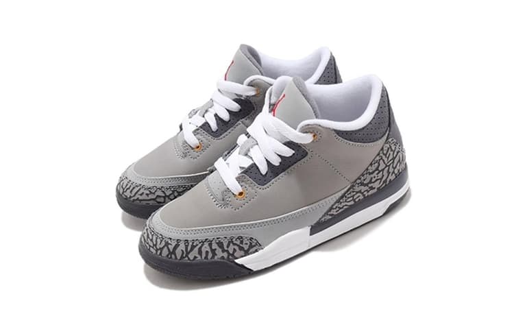 Кроссовки для баскетбола Jordan Air Jordan 3 Retro "Cool Grey" BP - изображение 4