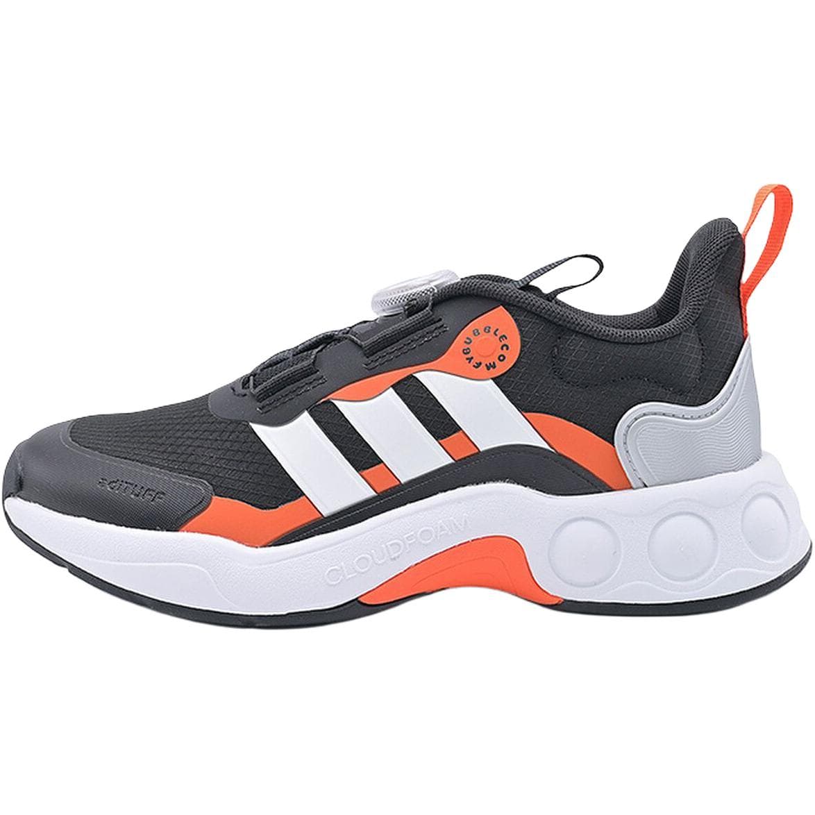Кроссовки Adidas NITROBUBBLE Low Топ Детские беговые кроссовки Черный белый - изображение 1