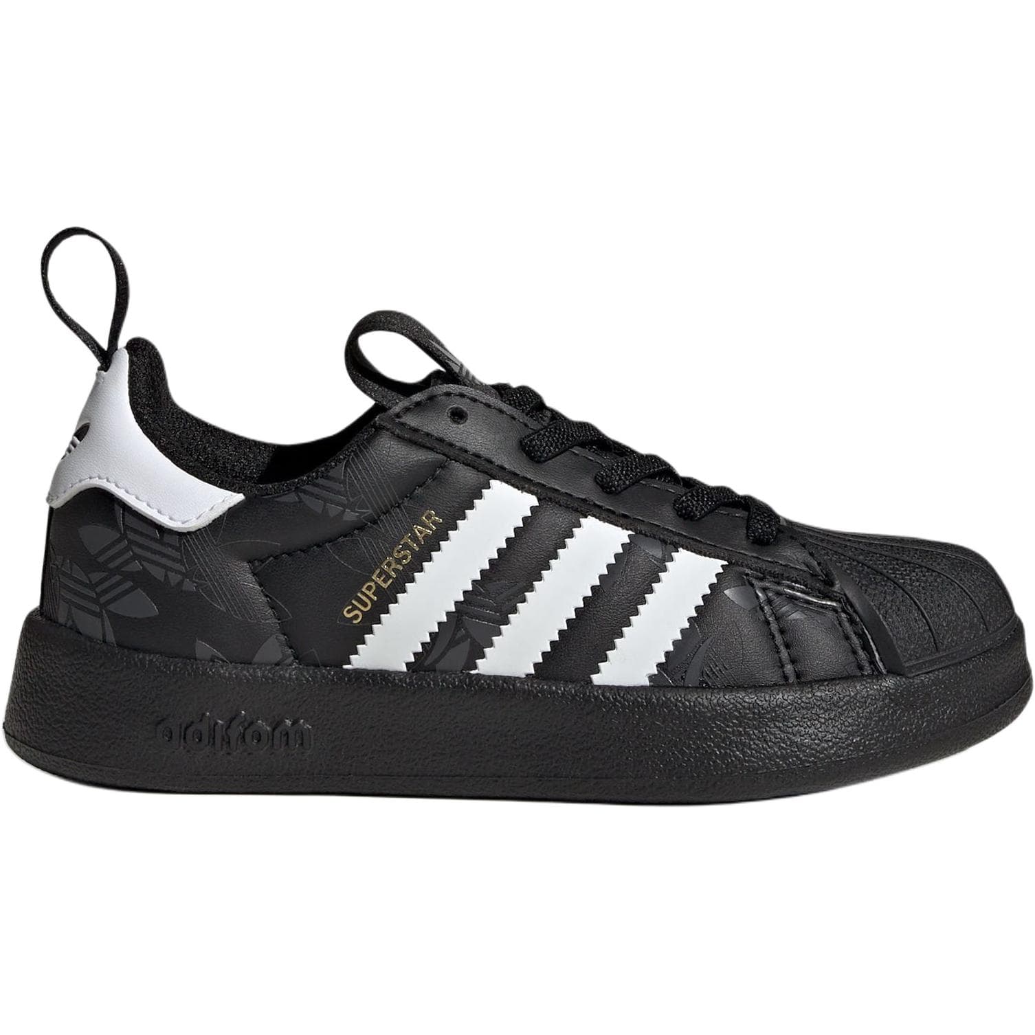 Кроссовки Adidas Originals AdiFOM Superstar 360 Ткань Low Топ Детский Скейтбординг Обувь Черный Детский - изображение 2