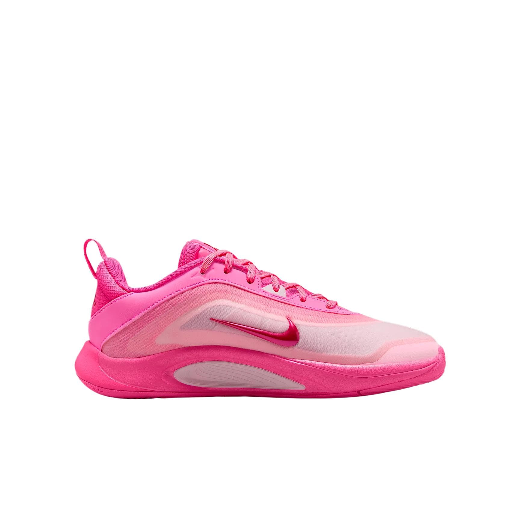 Кроссовки для баскетбола Nike A'One Low Баскетбольные кроссовки Розовые Детские - изображение 2