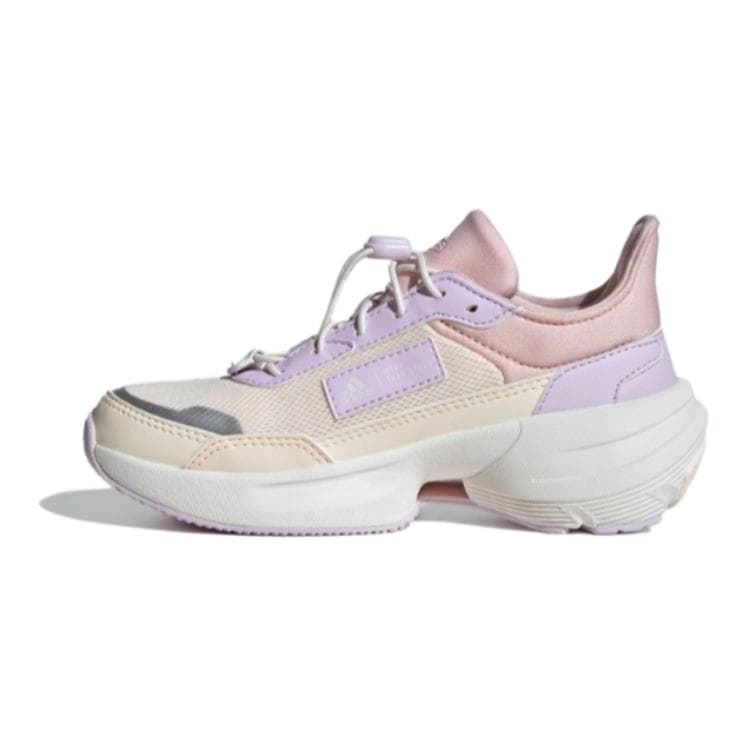 Кроссовки Adidas MTS Ткань Устойчивая к истиранию Низкий верх Детская повседневная обувь Айвори - изображение 3