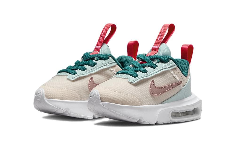 Кроссовки Nike Air Max INTRLK Лайт Амортизация Дышащий Амортизация Дышащий Низкий Верх Обувь для малышей Зеленый Бежевый - изображение 3