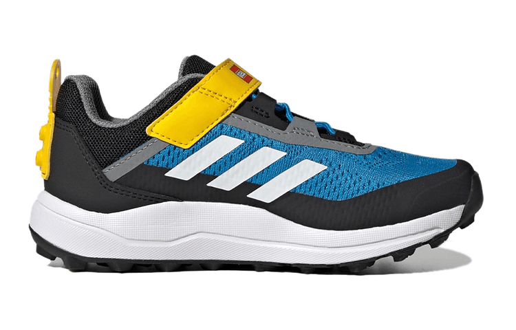Кроссовки LEGO X adidas TERREX Agravic FLOW противоскользящие низкие детские беговые кроссовки черные синие желтые для детей - изображение 2