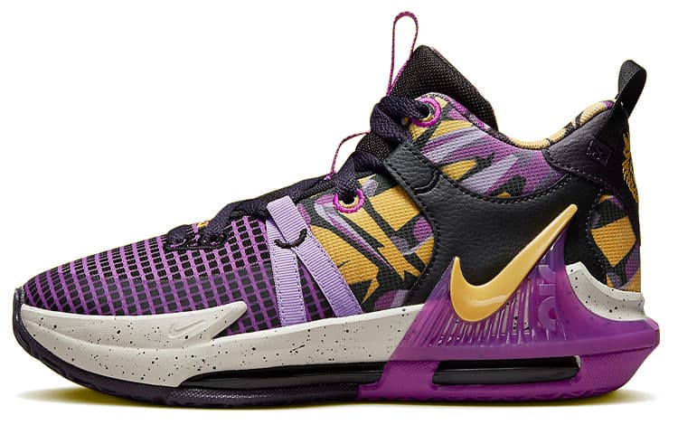 Кроссовки для баскетбола Nike LeBron Witness 7 "Lakers Graffiti" - изображение 1