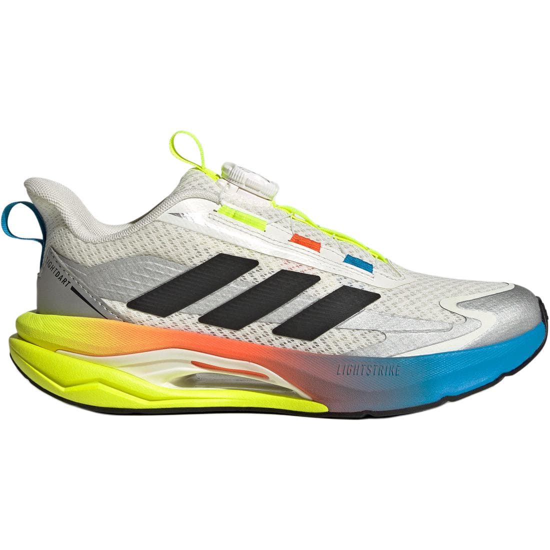 Кроссовки Adidas LIGHTDART HABU J противоскользящие устойчивые к истиранию низкий отскок беговые кроссовки белый детские - изображение 2