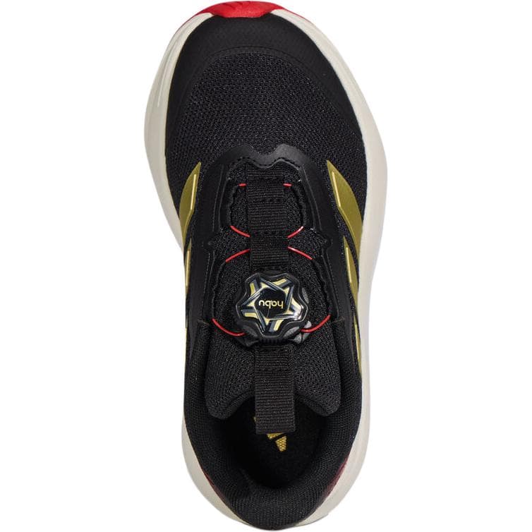 Кроссовки Adidas Duramo Low Беговые кроссовки черный золотой красный детские - изображение 4