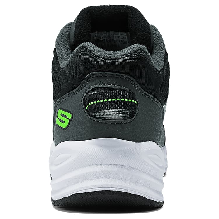 Кроссовки Skechers Синтетическая кожа Мода MID Детские повседневные кроссовки Угольно-серый цвет - изображение 4