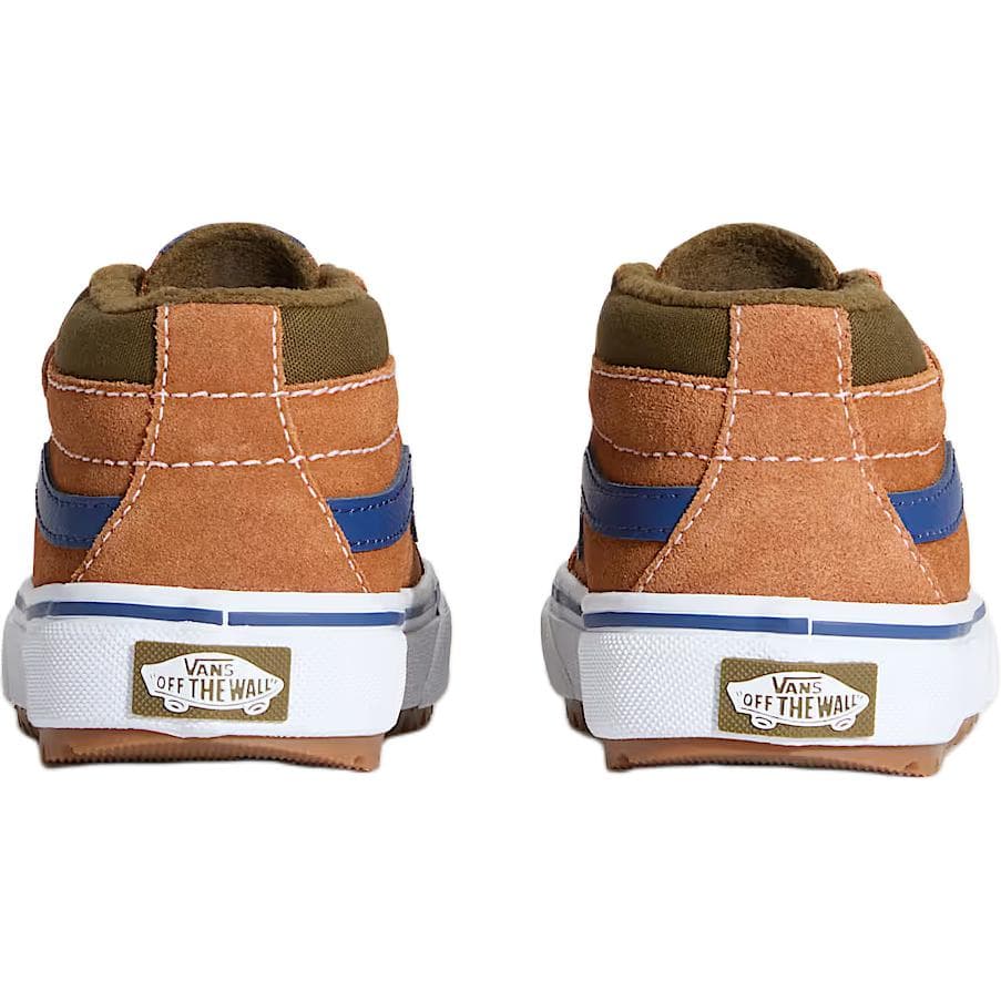 Кроссовки Vans SK8 MID Скейтборд Кроссовки Коричневые Детские - изображение 5