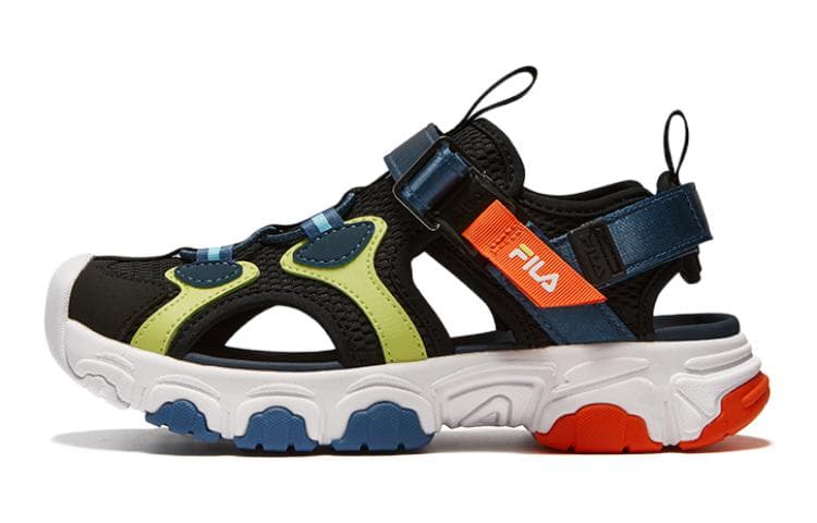 Сандалии FILA KIDS Детские сандалии устойчивые к истиранию черные синие серые для детей - изображение 1