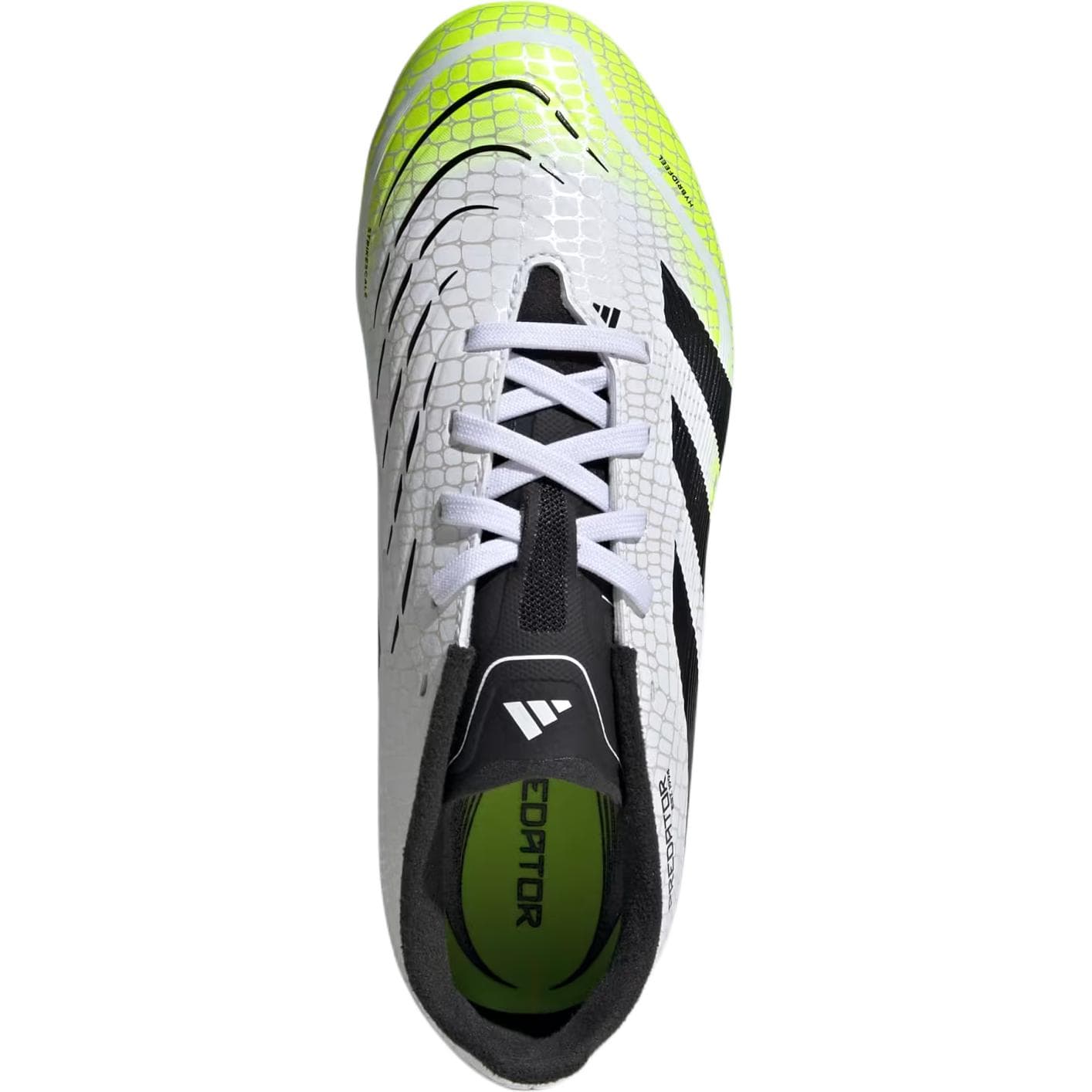 Бутсы Adidas PREDATOR LEAGUE Устойчивые к истиранию Низкие Детские Футбольные Бутсы Белый Черный Детский - изображение 4