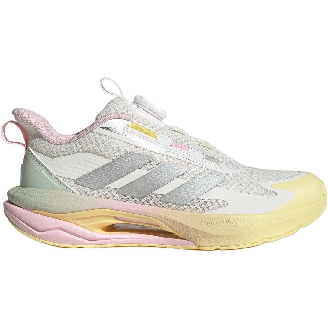Кроссовки Adidas LIGHTDART HABU J противоскользящие устойчивые к истиранию низкий отскок детские беговые кроссовки белый детский - изображение 2