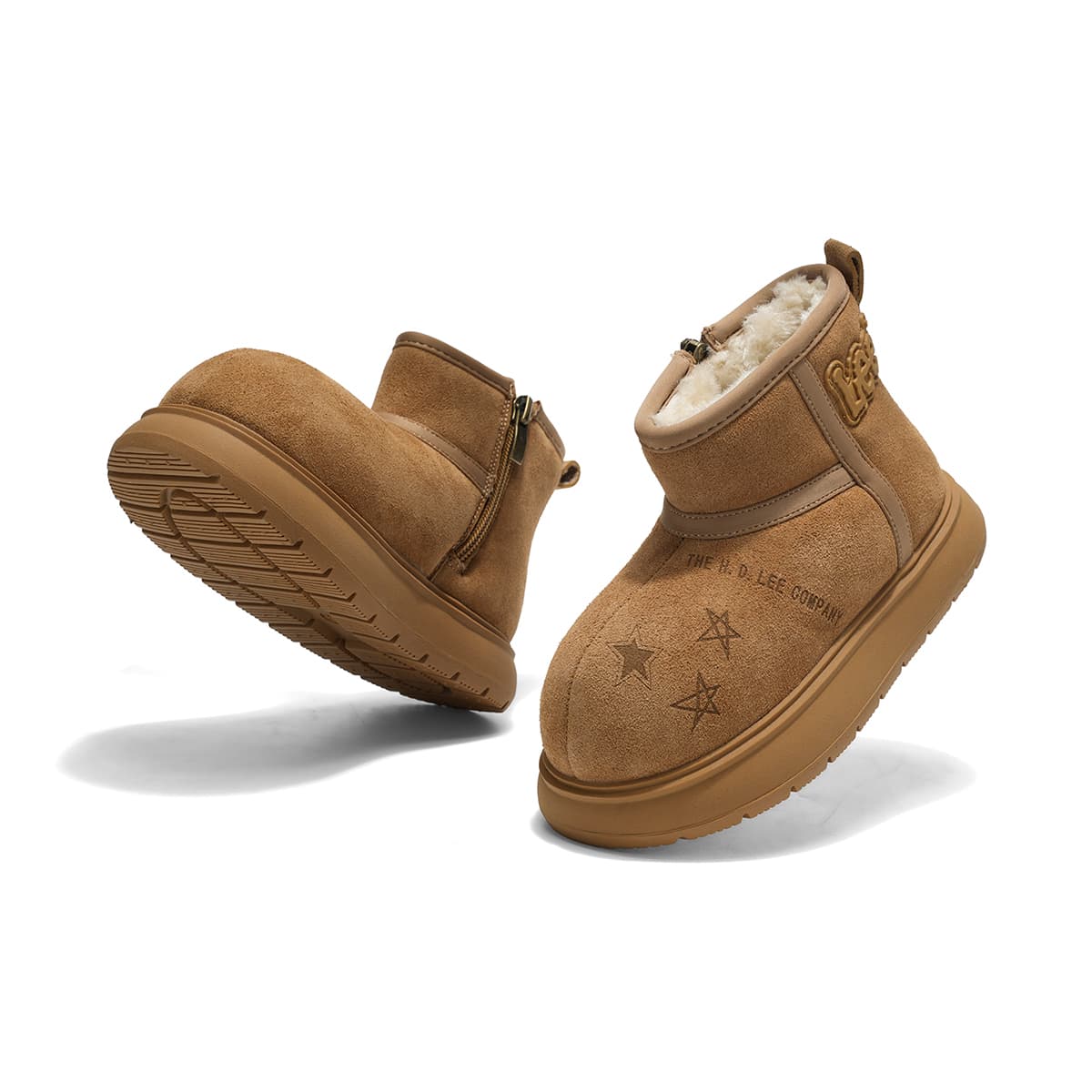 lee С флисовой подкладкой Подкладка Удобный Fashion Versatile Студенты Кампус Трендово На открытом воздухе High Топ - изображение 6