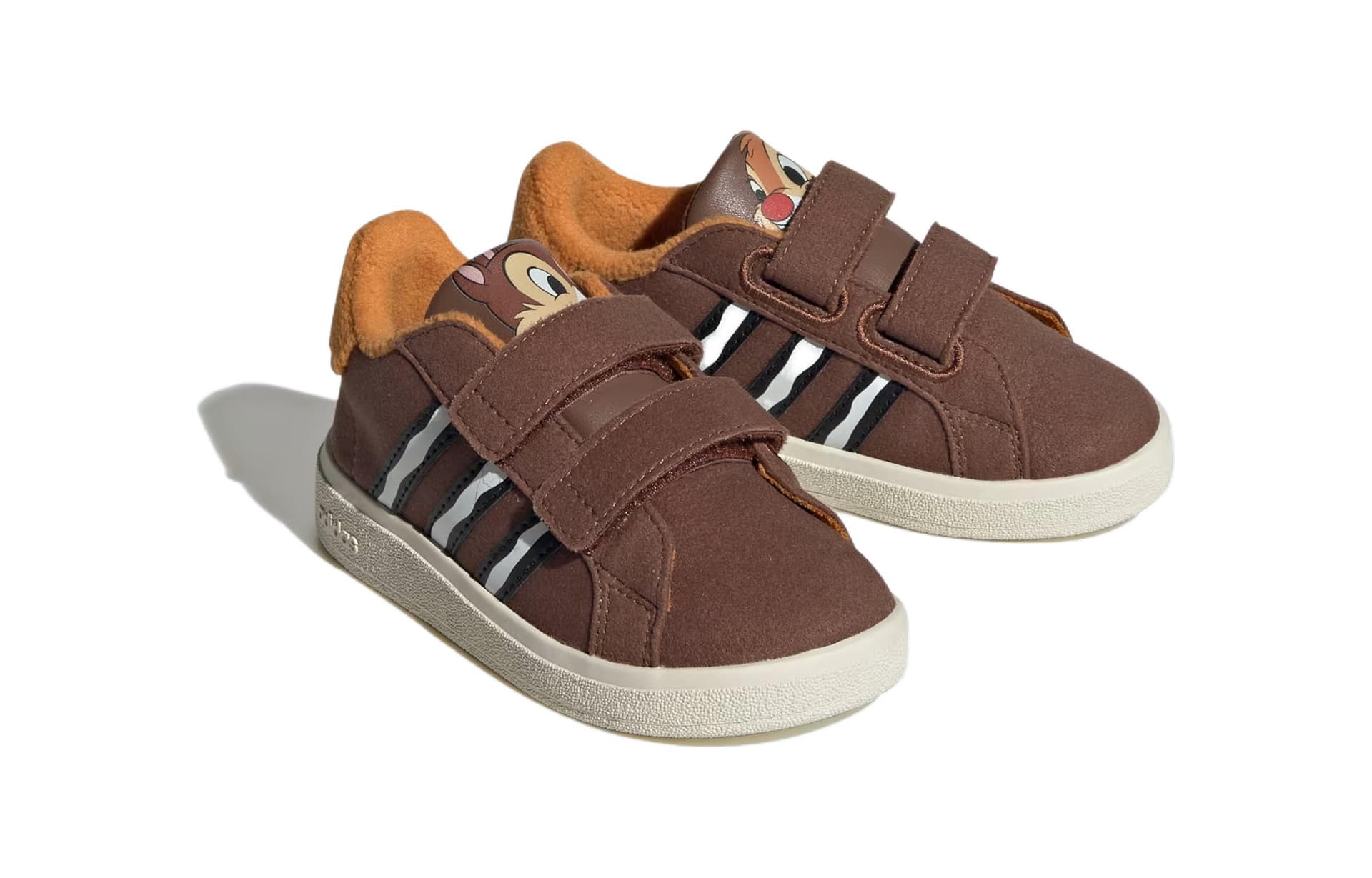 Кроссовки Adidas Neo GRAND COURT Low Малыша Обувь Коричневая для Младенцев и Малышей - изображение 4
