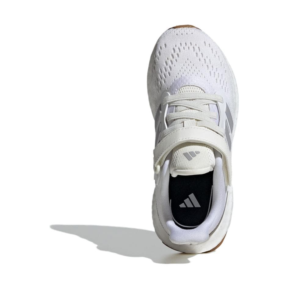 Кроссовки Adidas Pureboost Комфортная Амортизация Дышащие Низкие Кроссовки для Беговых Занятий Детские Белые Малыш - изображение 3