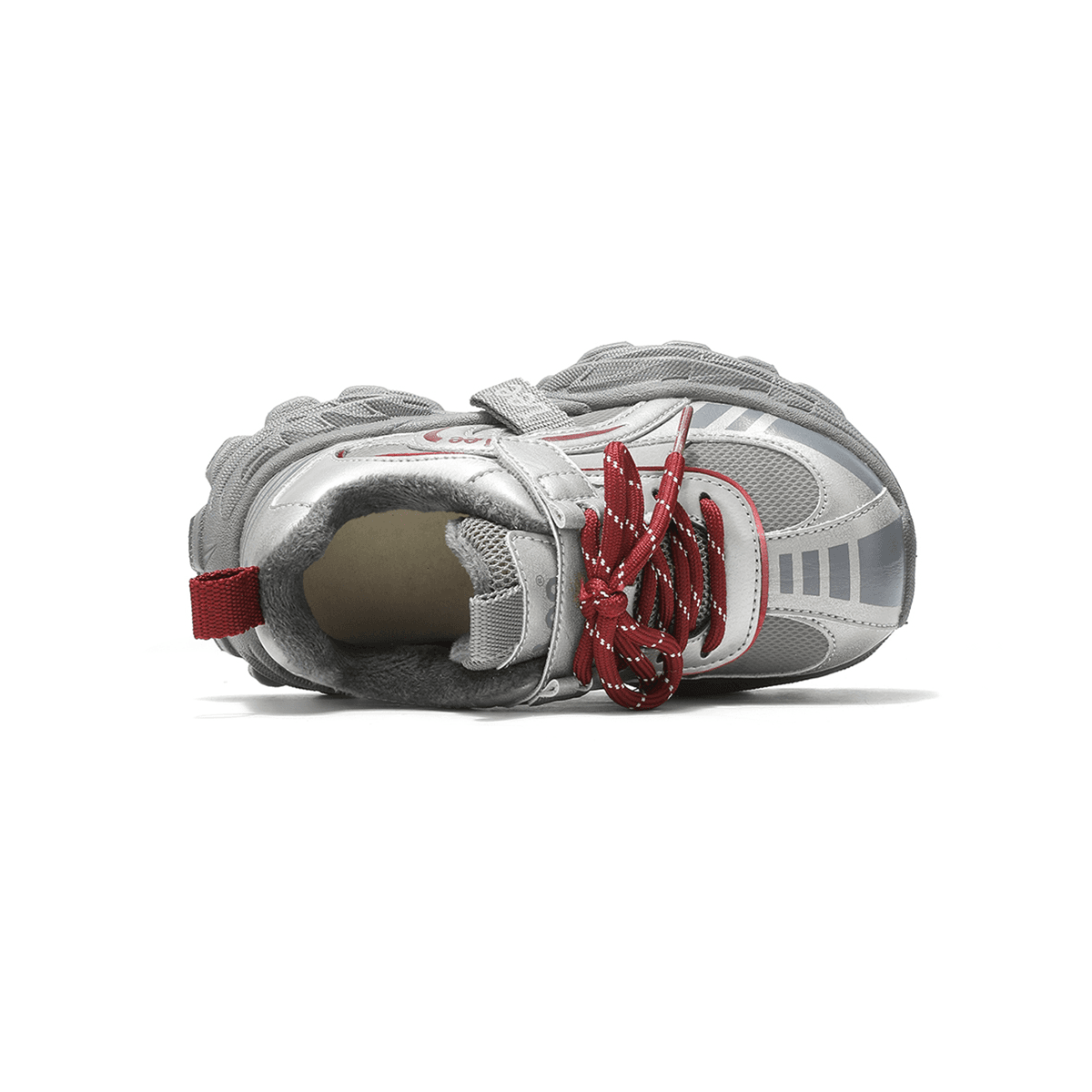 lee С флисовой подкладкой Подкладка Удобный Амортизация Легкий Модный Уличный Low Top Athletic Обувь Серый Детский - изображение 3