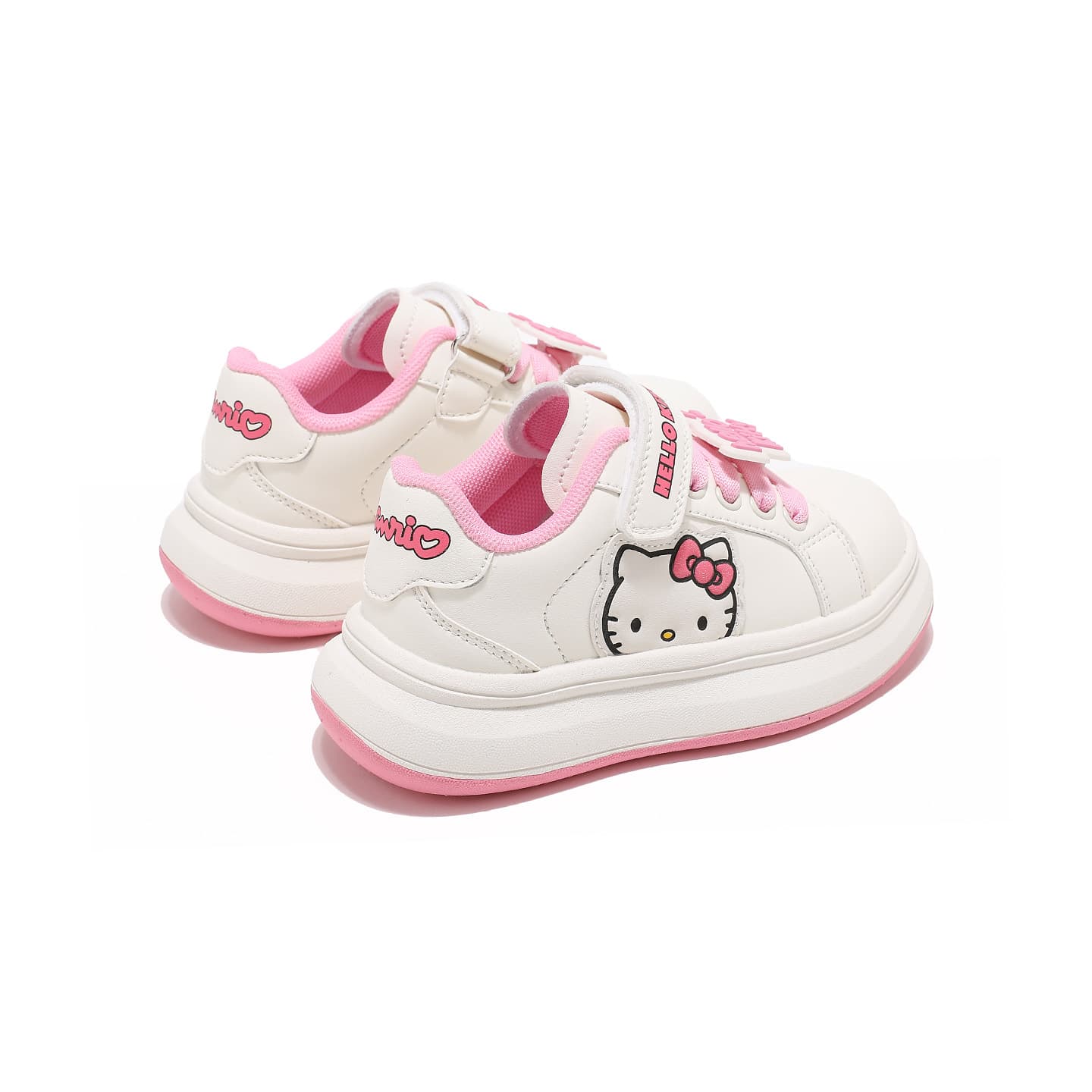 Кроссовки Hello Kitty X Sanrio Синтетическая кожа Противоскользящий амортизирующий устойчивый к истиранию низ - изображение 4