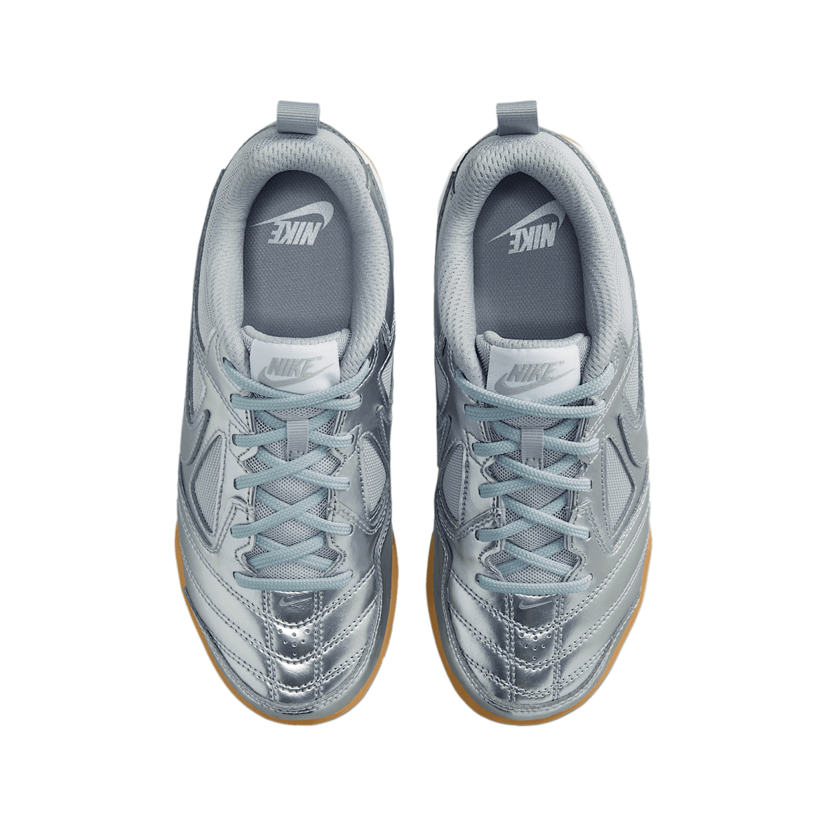 Бутсы Nike Gato Low Топ Детская футбольная обувь Серебряная Детская - изображение 3