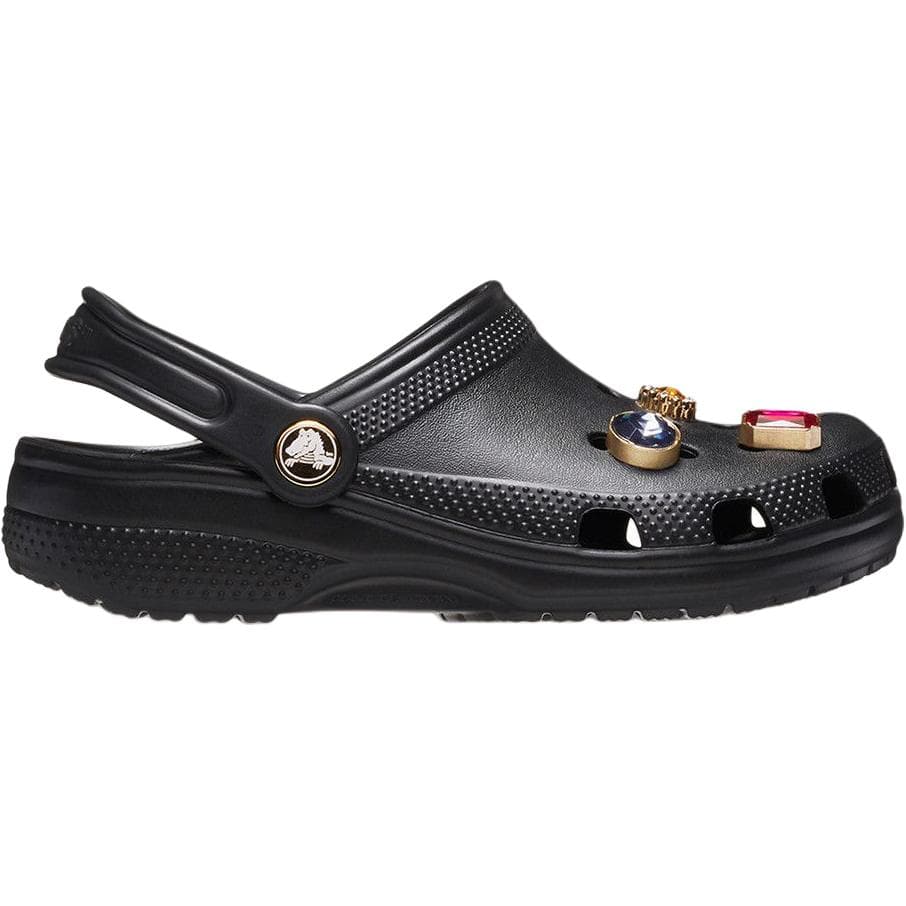 Crocs Classic clog Sabo Rubber Baby Black Crocs Classic clog Сабо Рубиновый Детский Черный - изображение 2