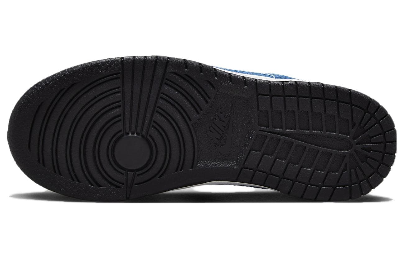 Кроссовки Nike Dunk White Blue Black GS - изображение 4