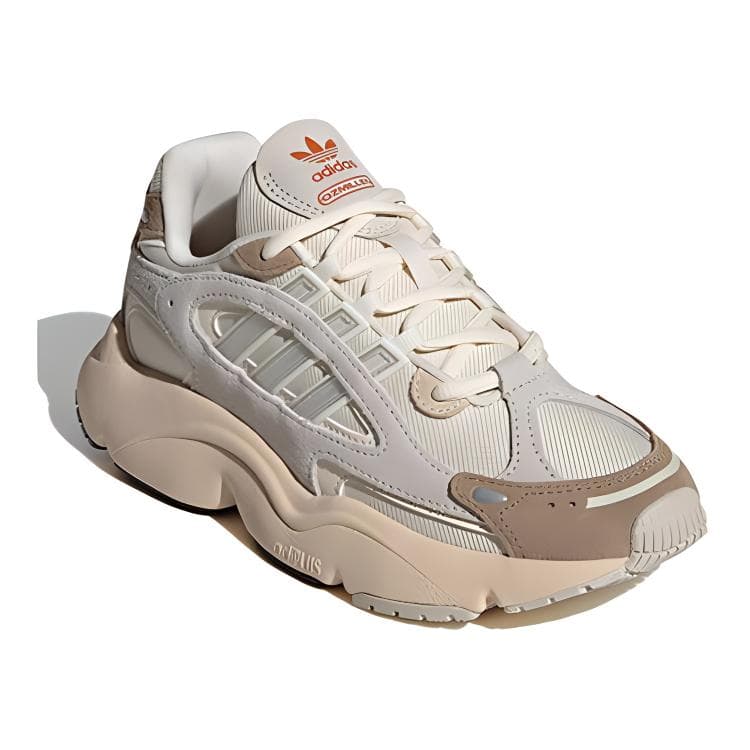 Кроссовки Adidas Originals Ozmillen Амортизация Дышащий Отводящий Влагу Низкий Топ Детская Обувь для Повседневной Жизни Экрю Малыш - изображение 3