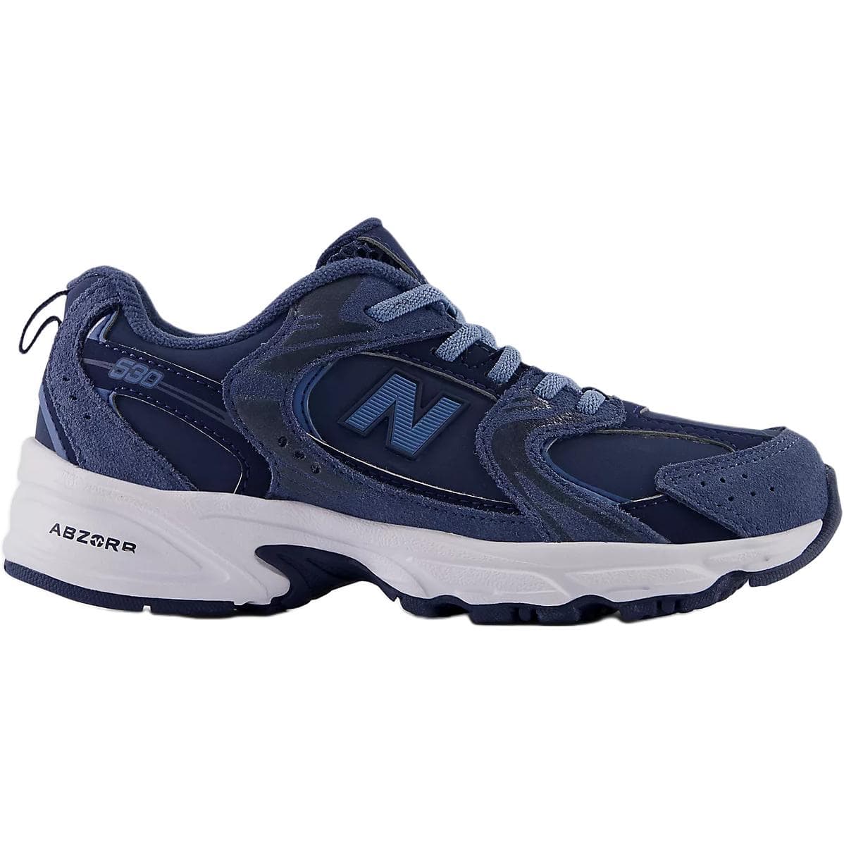 Кроссовки New Balance NB 530 Устойчивые к истиранию низкие детские беговые кроссовки Темно-синие для малышей - изображение 2