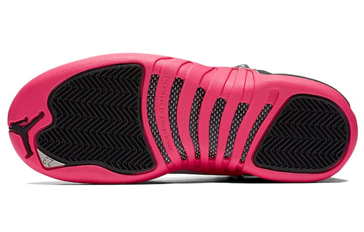 Кроссовки для баскетбола Jordan Air Jordan 12 Retro Black Deadly Pink GS - изображение 7