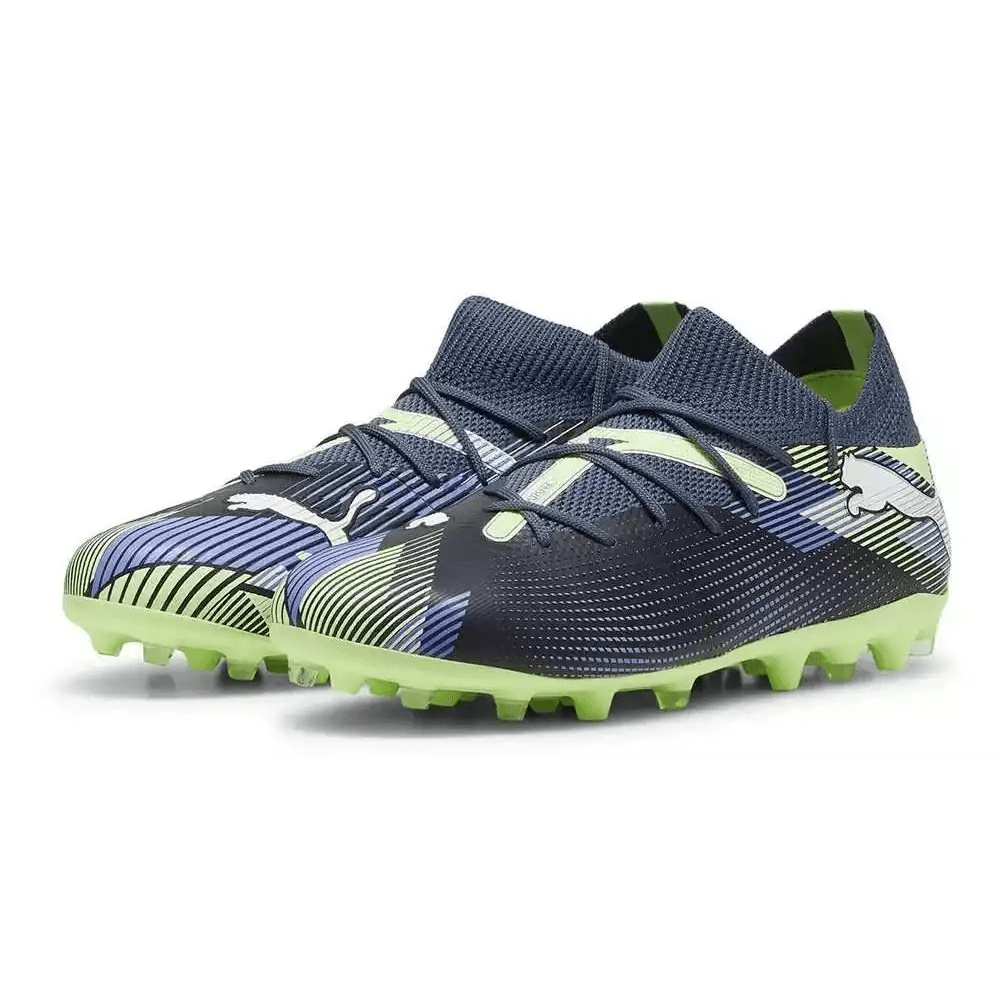 Бутсы PUMA FUTURE 7 Low Топ Детские футбольные бутсы Темно-синий Детский - изображение 3